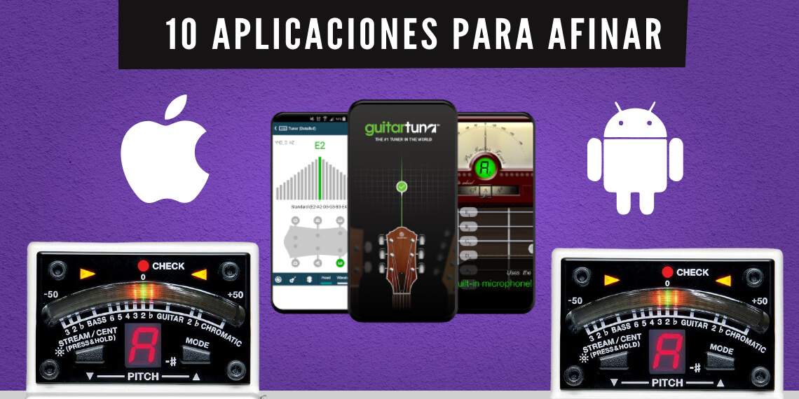 Las 10 mejores aplicaciones para afinar una guitarra Android e iOS (afinador de guitarra) 2024