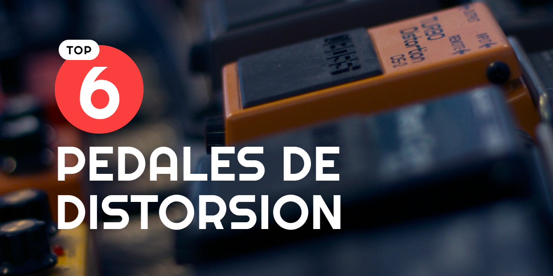 6 Pedales para guitarra eléctrica ¡pedal de distorsion!