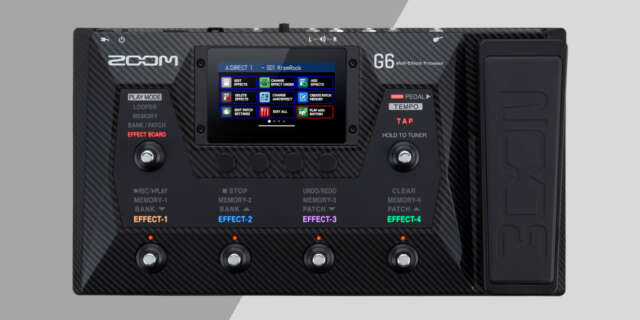 pedalera multiefectos Zoom G6