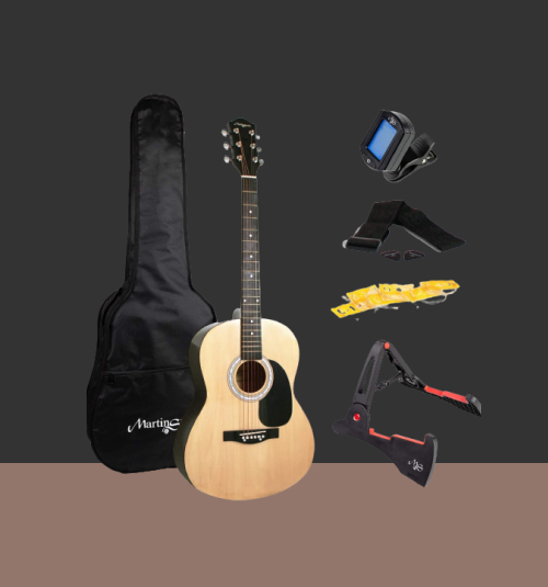 Pack de guitarra y accesorios Martin-Smith