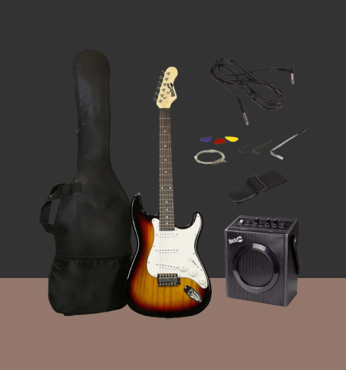 Kit de guitarra eléctrica RockJam de 10 vatios