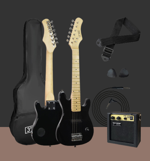 Pack de guitarra para niños 3rd Avenue color negro 