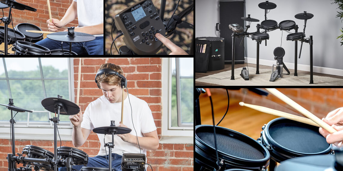 Alesis Nitro Mesh Kit: La batería electrónica perfecta para principiantes