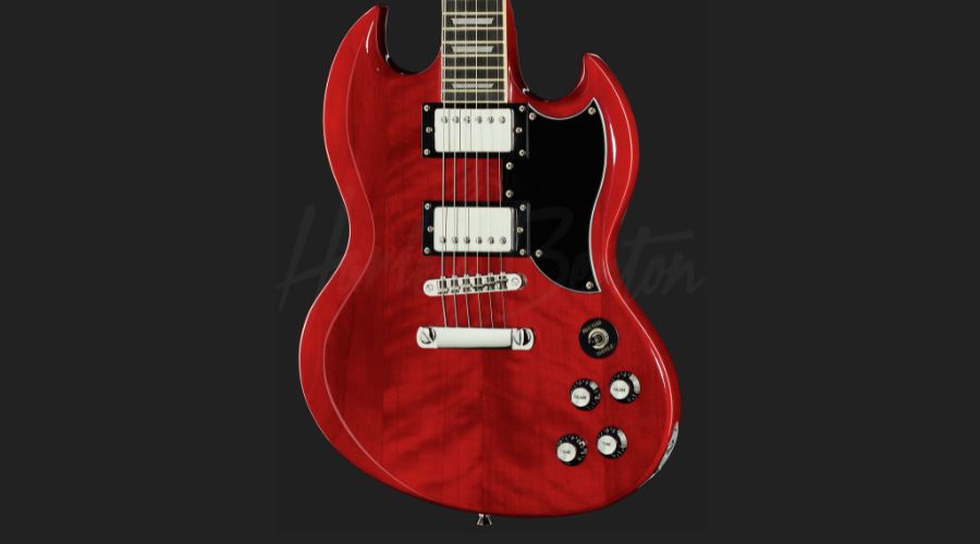 guitarra harley benton sg